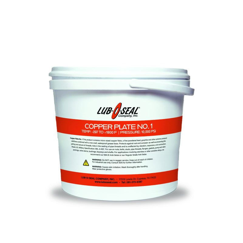 Lub-O-Seal Copper Plate® No.1 Anti-seize Compound - Image 2
